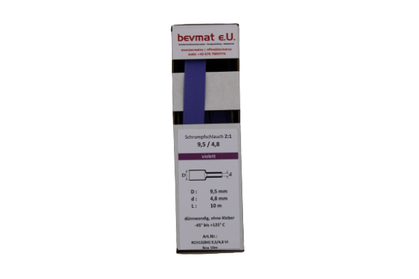 Schrumpfschlauch RCH1S(BH) 9,5/4,8 vi - BOX 10m