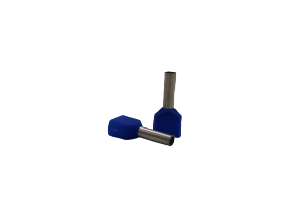 TWIN-Aderendhülse isoliert 2x2,5mm²