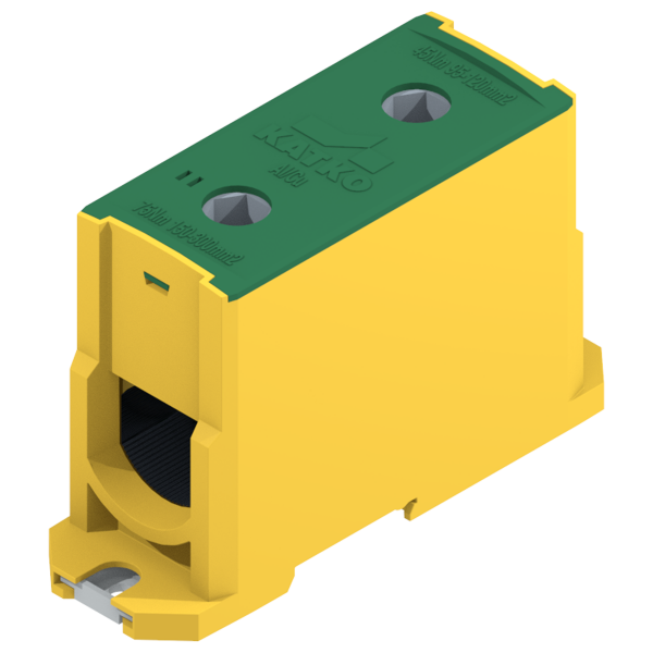 Universalklemme KL 1x300PE gelb/grün | 378816