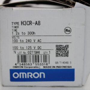 H3CR-A8 100-240VAC/100-125VDC | Zeitrelais - 8-Pin Rundsockel | 48x48mm