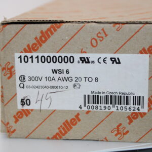 WSI 6 | Sicherungs-Reihenklemme 6mm² grau | 1011000000