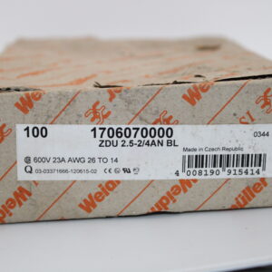 ZDU 2,5-2/4AN BL  | Reihenklemme 2,5mm² blau | 1706070000