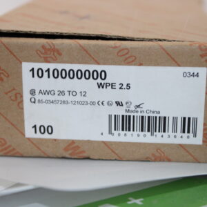 WPE 2,5  | Erdungs-Reihenklemme 2,5mm² grün/gelb | 1010000000